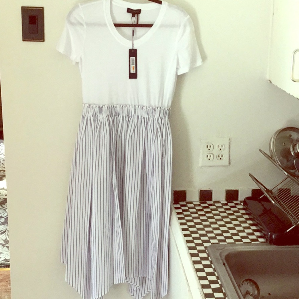 DONNA KARAN COTTON EASY BREEZY DRESS